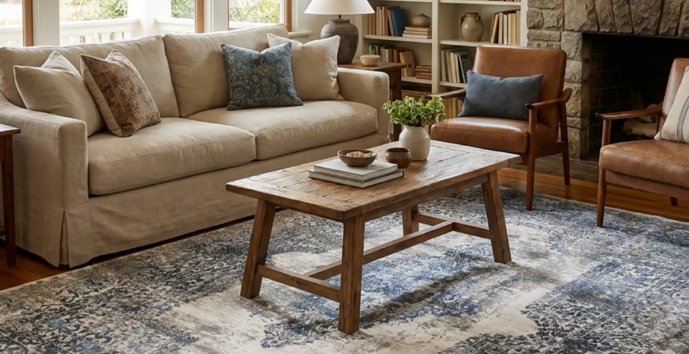 An APCO rug completing a refined interior project